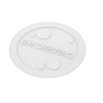 Obrázek 1 produktu SIL ŠABLONA SILIKON - CHEESECAKE DECOR pr.180mm, v. 2,5mm 1ks