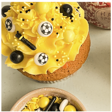 Obrázek 1 produktu HS Dekorace cukrové FOOTBALL YELLOW 90g