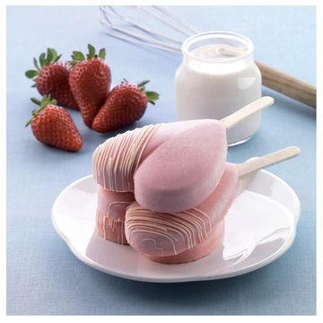 Obrázek 1 produktu SIL FORMA SILIKON bílá-sada na 2x6 ks nanuků mini Srdce  6,8cm