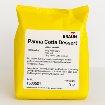 Obrázek 2 produktu BRAUN Panna Cotta Dessert krém 1kgx5 (náhrada za Irca PANNA COTTA Mix)