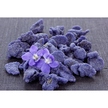 Obrázek 1 produktu SOSA Květy violeta blossom(fialky)krystalizované kousky 1mm 500g