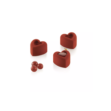 Obrázek 1 produktu SIL FORMA SILIKON terakota - SAVARIN SRDCE 34x33mm v.21mm 16ml 24ks