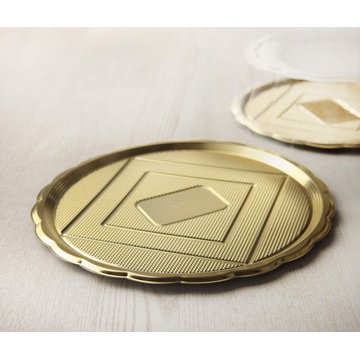 Obrázek 1 produktu ALCAS PODNOS KULATÝ ZLATÝ PLAST pr.28cm 1ks
