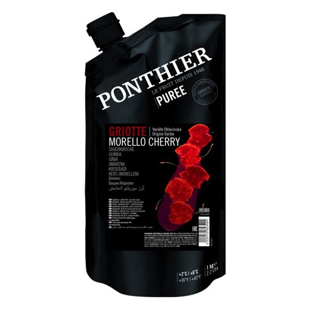 Obrázek produktu PONTHIER PYRÉ třešeň morello (Morello cherry) chlazené 6x1kg