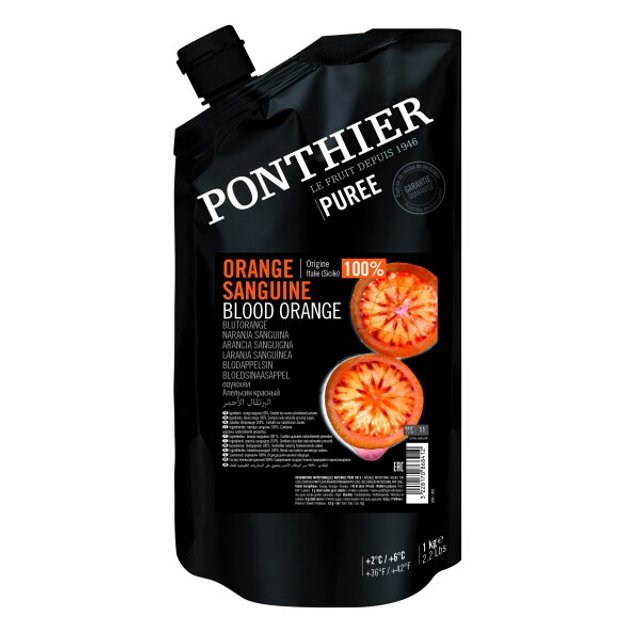 Obrázek produktu PONTHIER PYRÉ pomeranč krvavý 100% (Blood orange) chlazené 6x1kg