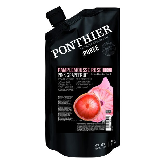 Obrázek produktu PONTHIER PYRÉ růžový grep 100% (Pink grapefruit) chlazené 6x1kg