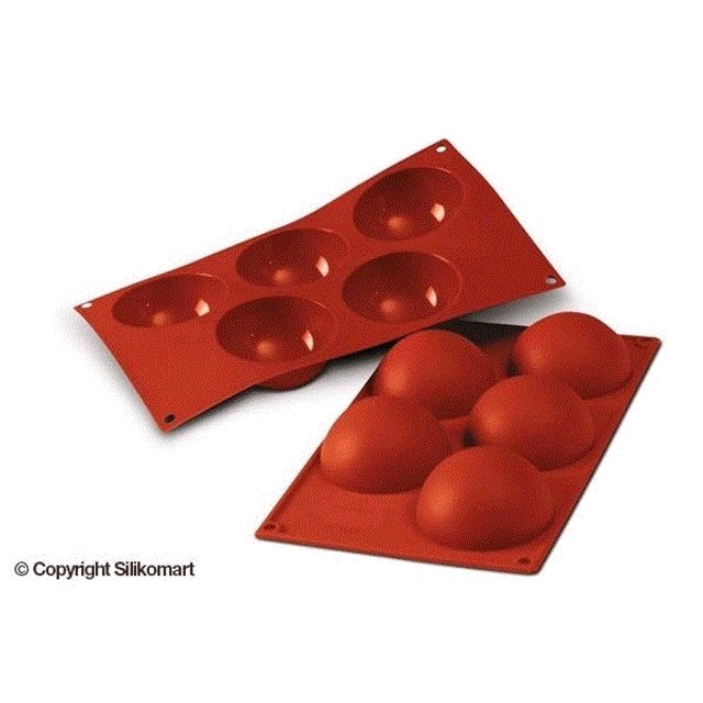 Obrázek produktu SIL FORMA SILIKON terakota 5x polokoule pr.8cm