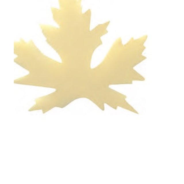 Obrázek produktu PCB DEKOR LISTY JAVORU bílá čokoláda 2 druhy 100ks