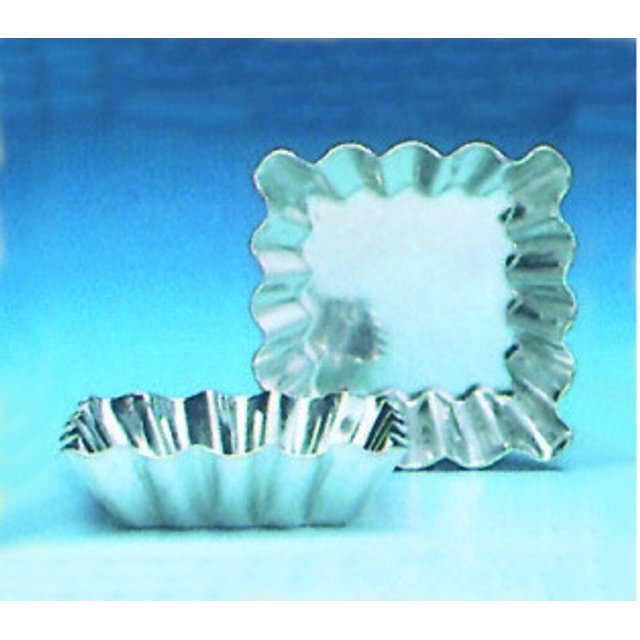 Obrázek produktu MF Formička plechová čtverec vlnka 4x4x1 cm 25 ks