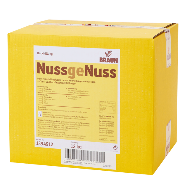 Obrázek produktu BRAUN Nosetto lískooříšková náplň 12kg - Exp. 9/25