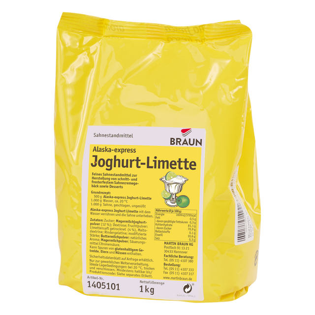Obrázek produktu BRAUN ALASKA EXPRES - jogurt a limeta 5x1 Kg