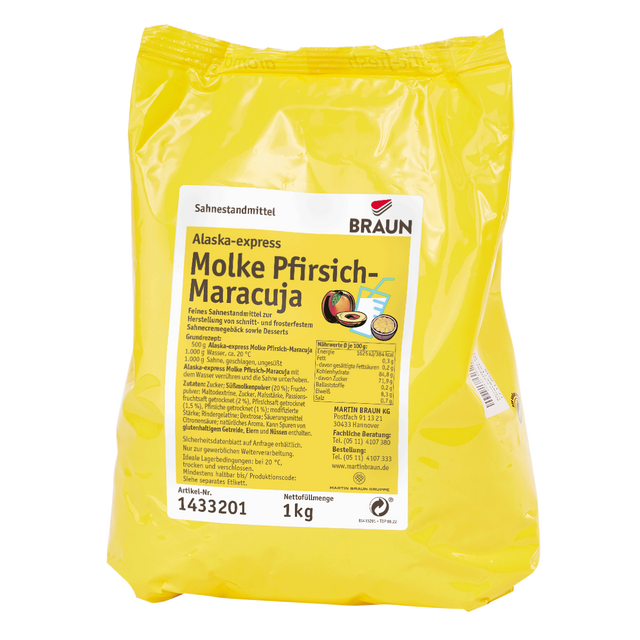 Obrázek produktu BRAUN ALASKA EXPRES - maracuja broskev 5x1 Kg