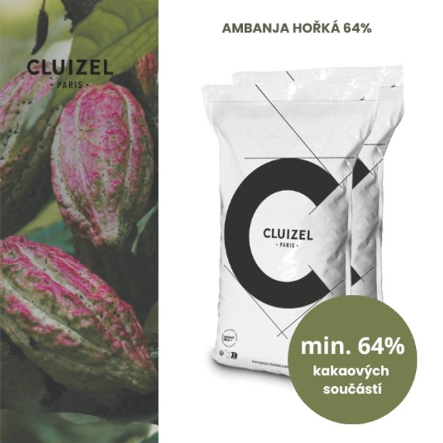 Obrázek produktu MC ČOKOLÁDA GRAND CRU AMBANJA HOŘKÁ 64% 2x10kg