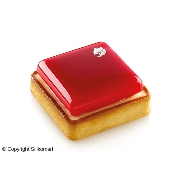 Obrázek produktu SIL SADA FORMA SILIKON KIT TARTE RING- ČTVEREC 80x80mm v. 20mm 6ks