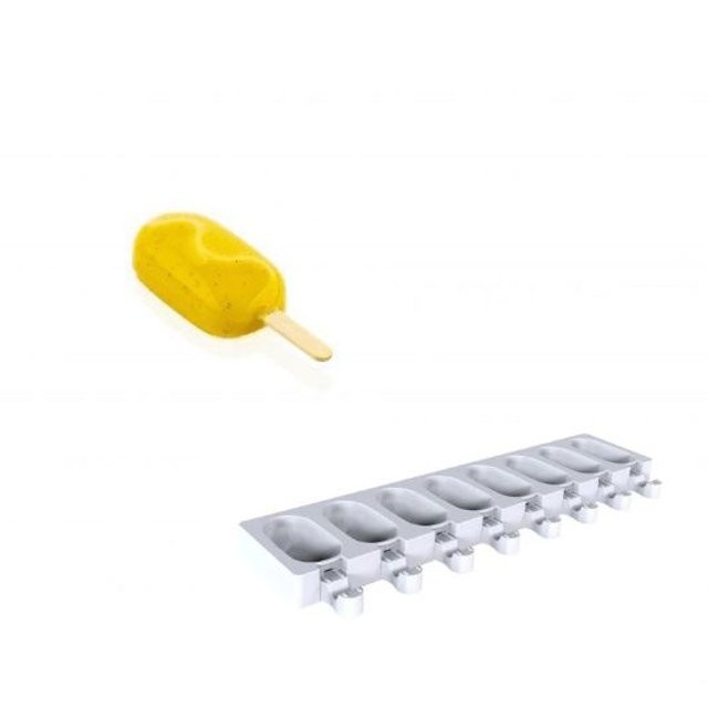 Obrázek produktu SIL FORMA NA NANUKY bílá - MINI CLASSIC WAVE 69x38mm, v.22mm 2x6ks