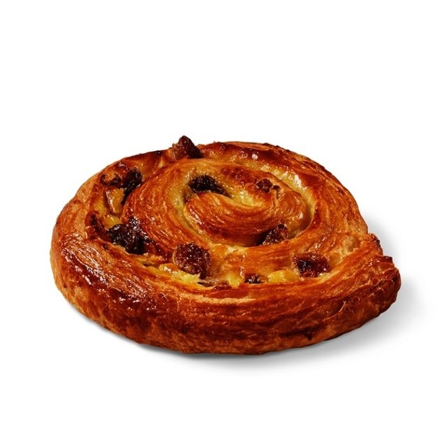 Obrázek produktu BRIDOR Mražený PAIN AUX RAISINS (máslový šnek s vanilkovým krémem a rozinkami) 110g 60ks