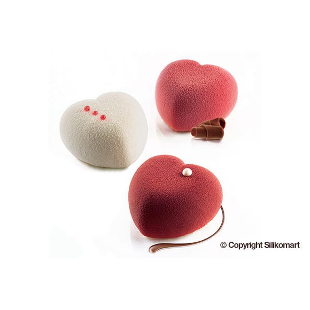 Obrázek produktu SIL FORMA SILIKON bílá - AMORINI 100 (SRDCE) 6,3x6,5x3,9cm 100ml