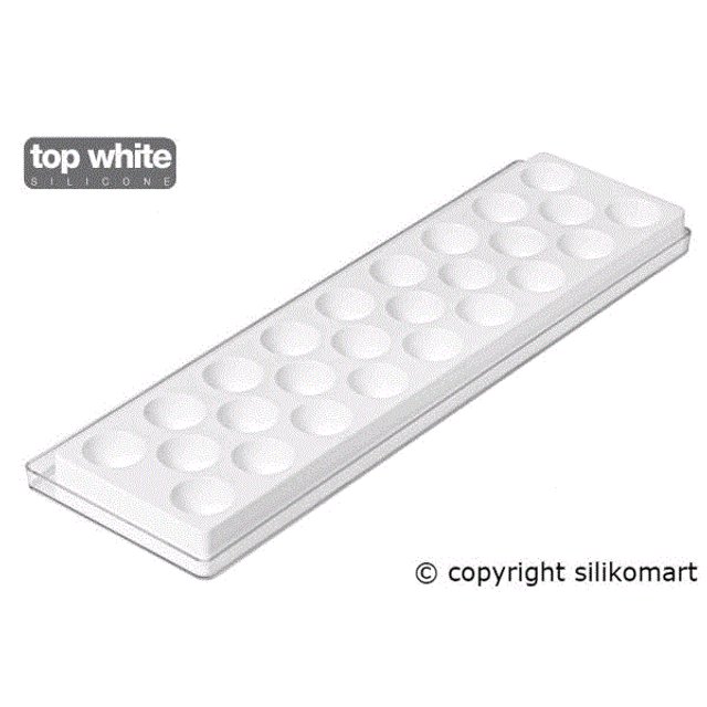 Obrázek produktu SIL FORMA SILIKON bílá-26xvklad špičatý pr.3cm, v.3,5cm 12,5ml