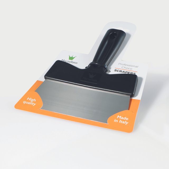 Obrázek produktu MA KARTA nerez rovná černá rukojeť 18x14,5cm