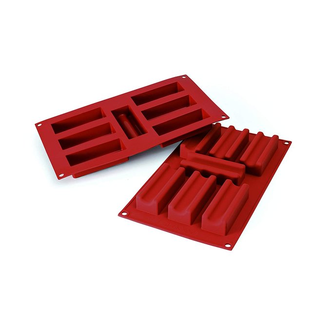 Obrázek produktu SIL FORMA SILIKON terakota - KVÁDR s drážkou 95x35mm v.25mm 68ml 7ks