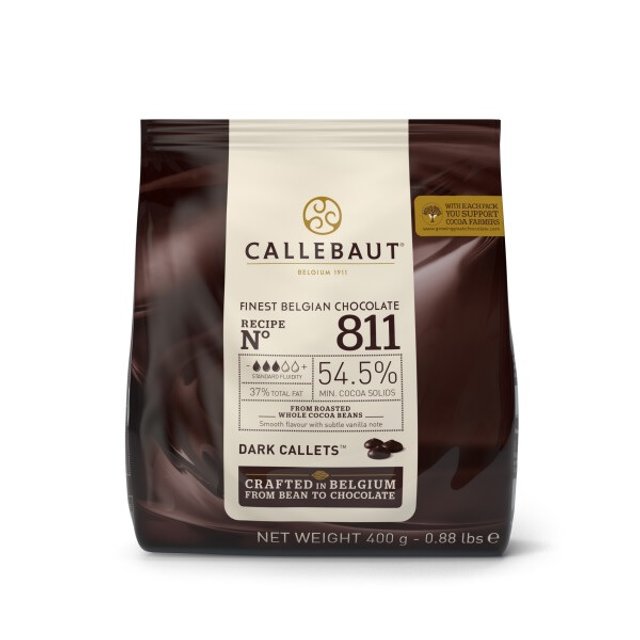 Obrázek produktu Čokoláda 811 HOŘKÁ 54,5% 7x0,4kg