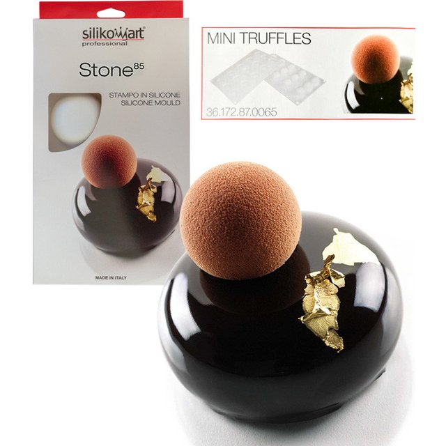 Obrázek produktu SIL FORMA SILIKON bílá - STONE 85 pr.6,5cm v.3cm 85ml (SF163)