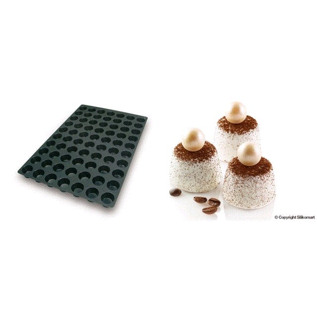 Obrázek produktu SIL Forma silikon černá 60x40cm 70ks muffinů