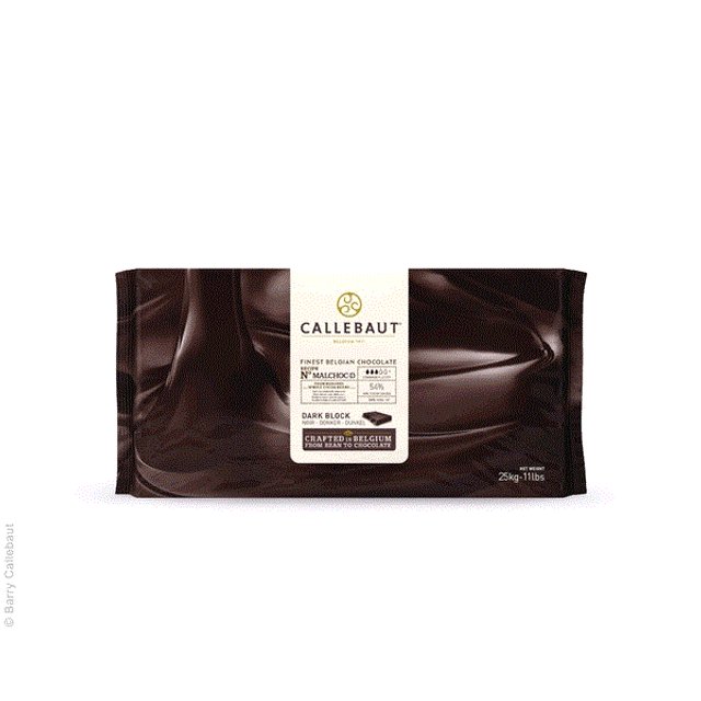 Obrázek produktu C ČOKOLÁDA MALCHOC BEZ PŘIDANÉHO CUKRU HOŘKÁ 54% 5 kg