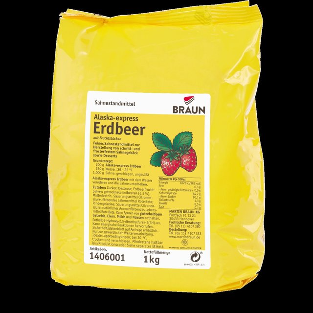 Obrázek produktu BRAUN ALASKA EXPRES - jahoda 5x1 Kg