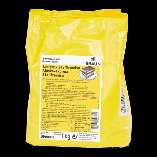 Obrázek produktu BRAUN ALASKA EXPRES - tiramisu 5x1 Kg