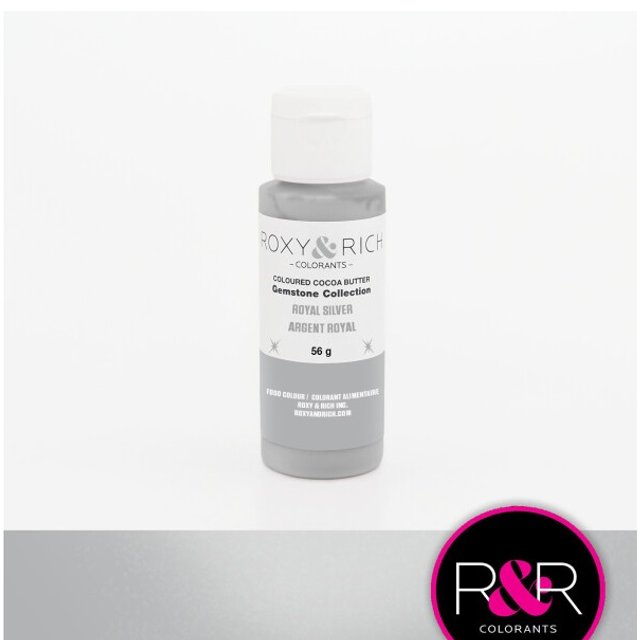 Obrázek produktu RR KAKAOVÉ  MÁSLO třpytivé Gemstone Royal Silver - stříbrná 56g
