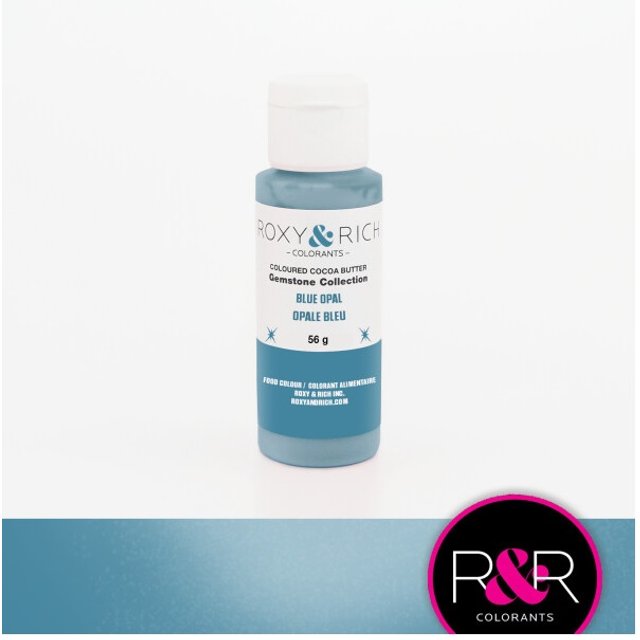 Obrázek produktu RR KAKAOVÉ MÁSLO třpytivé Gemstone Blue Opal - modrá 56g