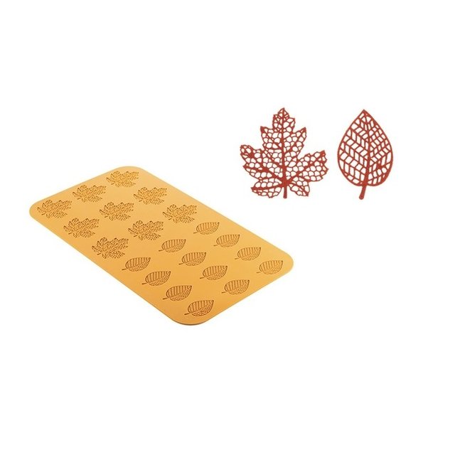 Obrázek produktu SIL ŠABLONA SILIKON - BOSCO listy (2druhy) 71x69mm 24ks