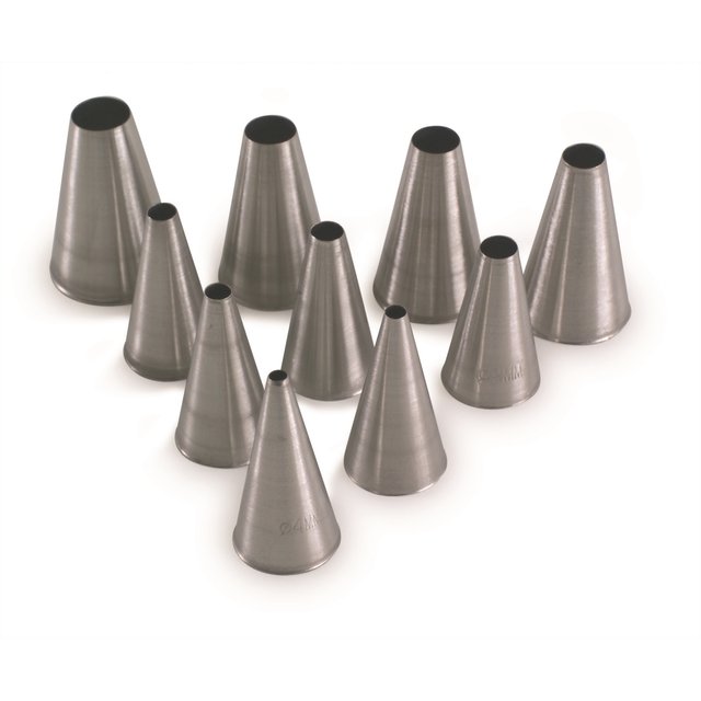 Obrázek produktu MA Trubičky nerez sada (10ks, hladká) - zdobítka