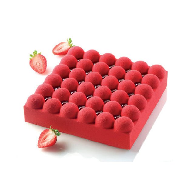 Obrázek produktu SIL FORMA SILIKON bílá- BUBBLE 18x18x5cm s36 polokoulemi