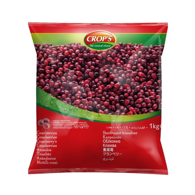 Obrázek produktu CROP´S BRUSINKY (Cranberries) 5x1kg