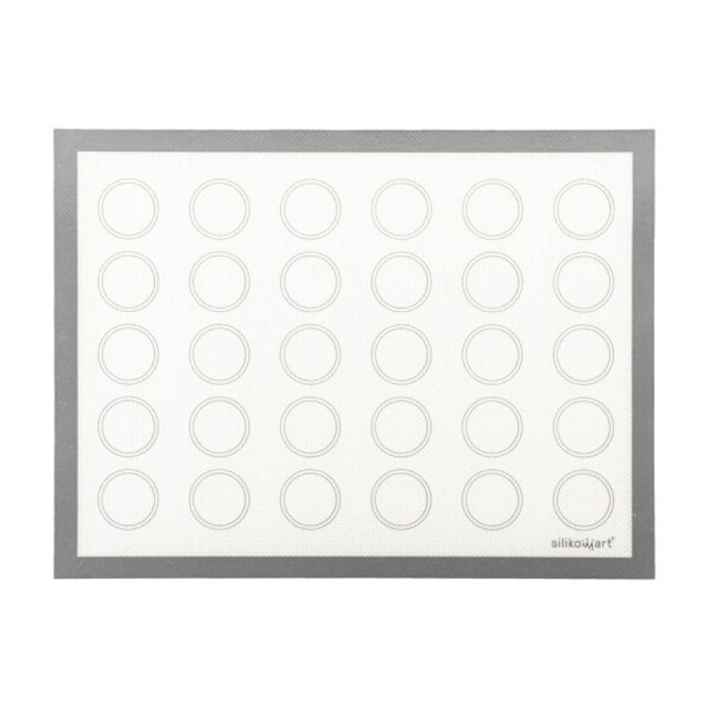 Obrázek produktu SIL Podložka na pečení  - FIBERGLASS průhledná s kruhy 400x300mm