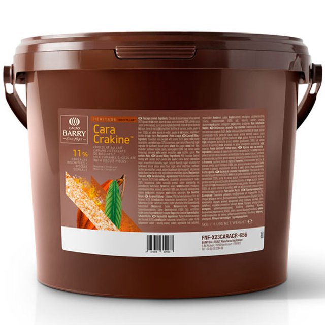 Obrázek produktu CB CARA CRAKINE náplň mléčná čokoláda, karamel, křupinky 6x1 kg - ZVÝHODNĚNÁ CENA-SLEVA10%-EXP.29/10