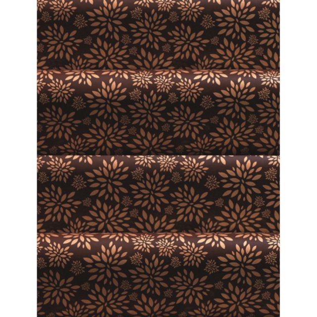 Obrázek produktu PCB TRANSFER FOLIE BANQUET BRONZE bronzové kytičky 40x25cm 17ks