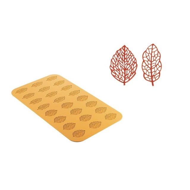 Obrázek produktu SIL ŠABLONA SILIKON  - FORESTA listy 66x30mm 24ks