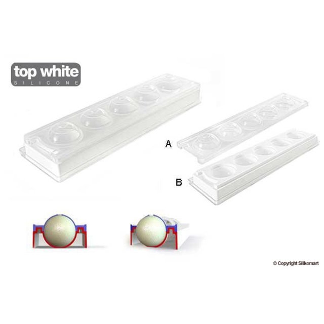 Obrázek produktu SIL FORMA SILIKON čirá - na kuličky pr.5,8cm