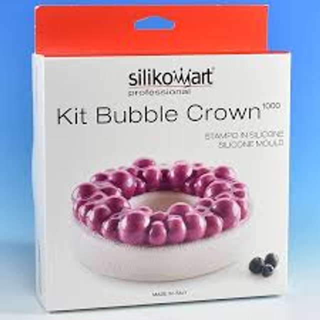 Obrázek produktu SIL FORMA SILIKON bílá- KIT BUBBLE CROWN, pr.18,v.6cm, 1000ml