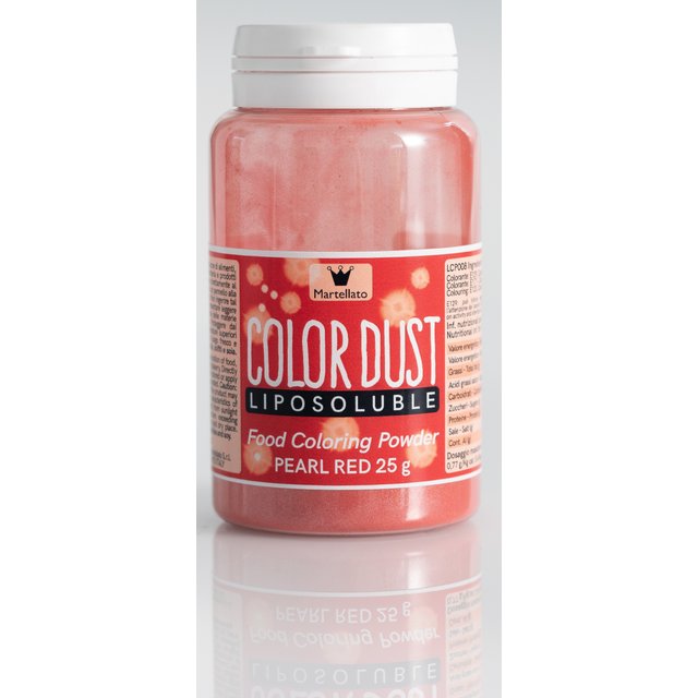 Obrázek produktu MA BARVA V PRÁŠKU rozpustná v tucích ČERVENÁ rubínová perleť 25g