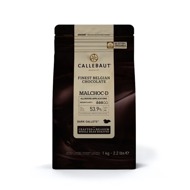 Obrázek produktu C ČOKOLÁDA MALCHOC BEZ PŘIDANÉHO CUKRU HOŘKÁ 53,9% 6x1 kg ZVÝHODNĚNÁ CENA-SLEVA20%-EXP.06/25