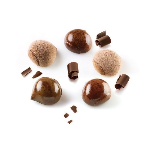 Obrázek produktu SIL FORMA SILIKON  bílá - MARRON GLACE 30 (kaštan)  47x48 mm v.25mm 30 ml