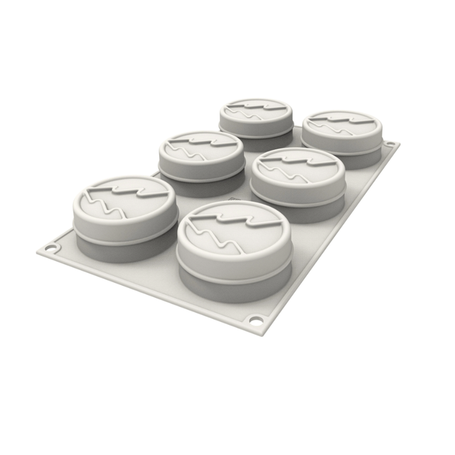 Obrázek produktu SIL FORMA SILIKON šedá - MINI HIVER pr.70mm v.30mm 6x108ml