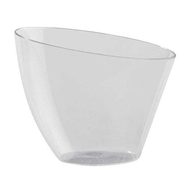 Obrázek produktu MA KELÍMEK plast čirý VELA ovál vypouklý zkosený 6,3x8,1x6,7cm 140ml 8x100ks