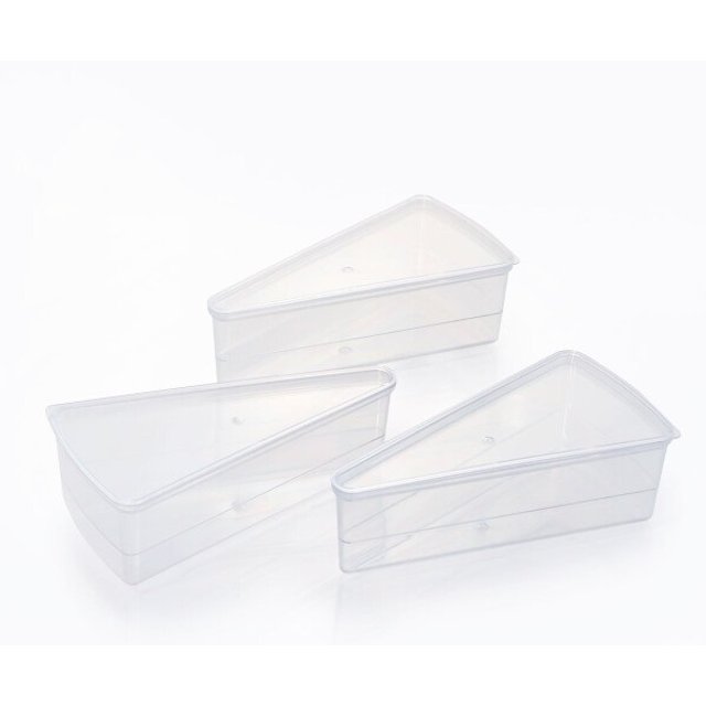 Obrázek produktu MA KELÍMEK plast čirý SLICE porce dortu 135x69mm v.42mm 160ml 100ks