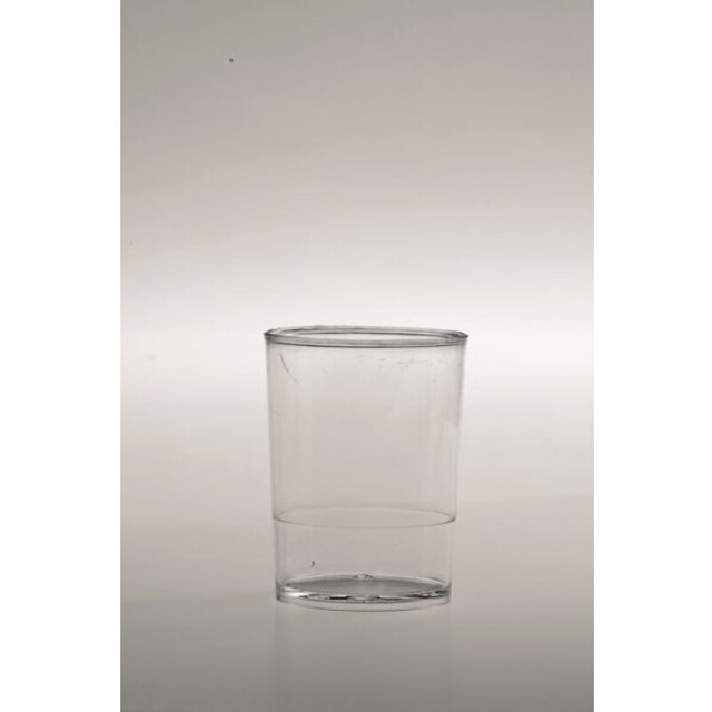 Obrázek produktu MA KELÍMEK plast čirý CLASIC kulatý 5cm, v.6,5cm 90ml 4x100ks