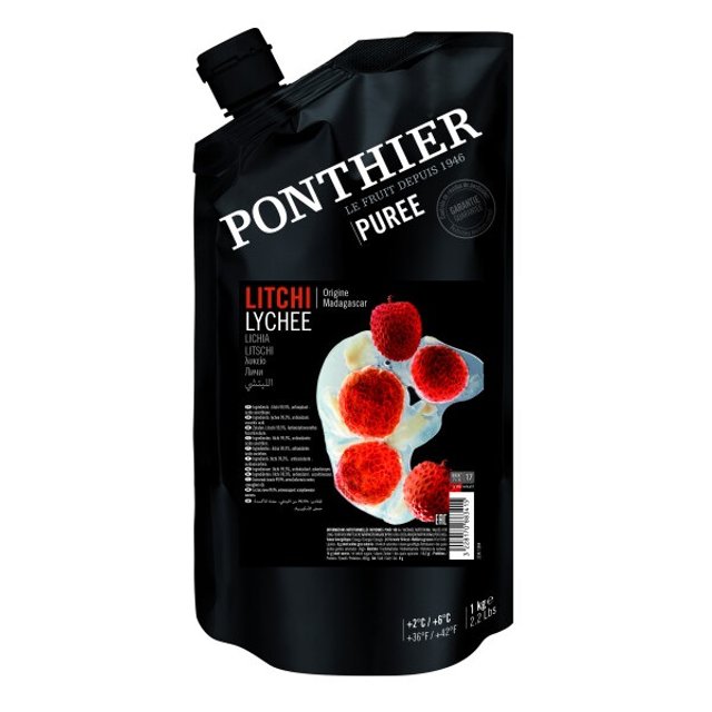 Obrázek produktu PONTHIER PYRÉ liči (Lychee) chlazené 6x1kg